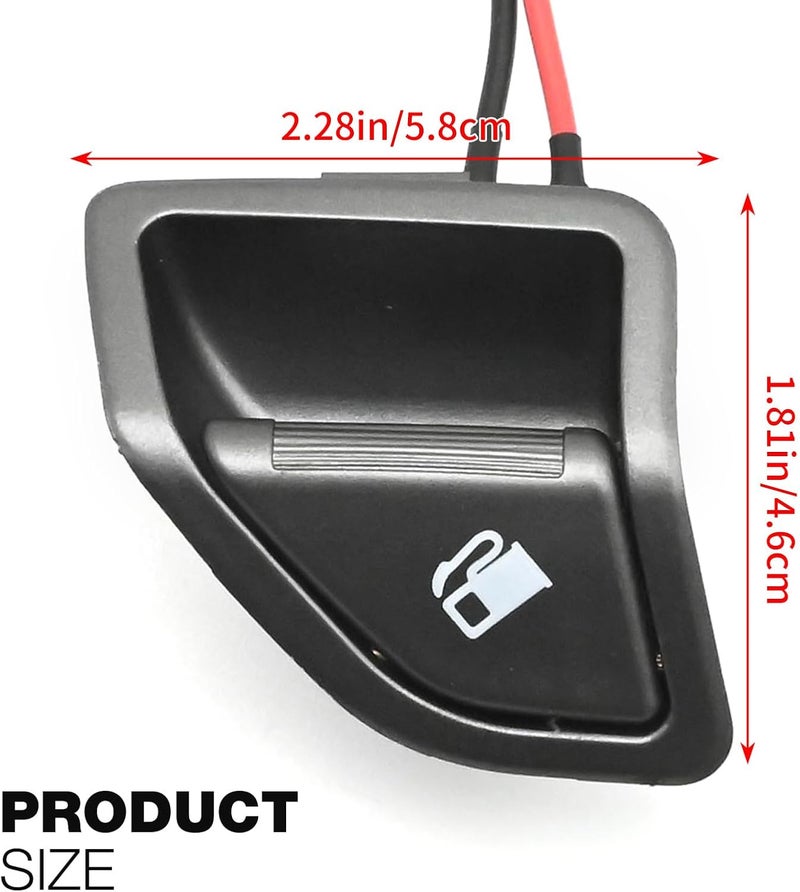 MDEOOSKY 93555-2W000 Gas Fuel Door Release Switch Button, Replacement for Hyundai Santa Fe Sport 2017-2018, Replacement for Hyunda Santa Fe 2017 2018 2019, Replaces 93555-2W3000RJ5 - Image 2